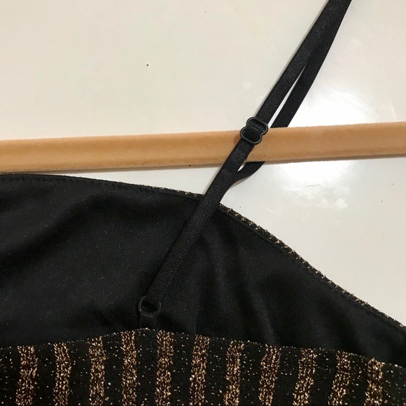 Row A Sleeveless Metallic Rib Minidress Size XS/S - Picture 7 of 8